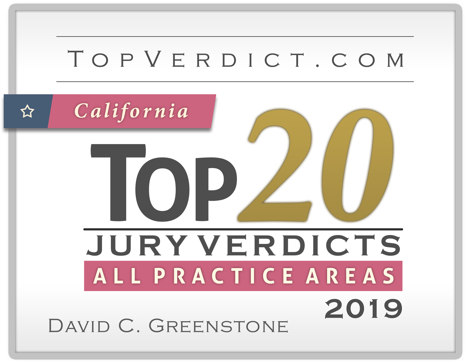 2019 Top 20 Verdict